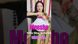 Unboxing 💕 Meesho Fully Embroidery Special Party Wear Outfit 💕 unboxing meesho shorts anjana [upl. by Adnalor166]