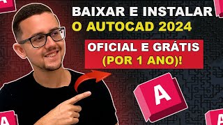 COMO BAIXAR INSTALAR E ATIVAR O AUTOCAD 2024 OU QUALQUER VERSÃƒO  FÃCIL E GRÃTIS SEM ERROS [upl. by Aimak]