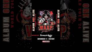 WASP Live in Concert  History Toronto on Nov 11 2024 WASP WASPLive ONEAliveTour [upl. by Northrup]