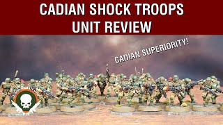 Unit Review Cadian Shock Troops  10th Edition Index [upl. by Pius]