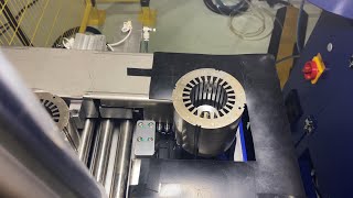 Automatic stator production line for electric induction motor [upl. by Anivla]