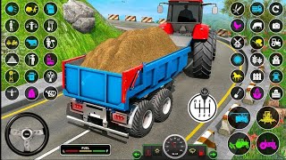 Tractor farming game tractor farming wala game video Tractor trolley gamegaming androidgames [upl. by Aika747]