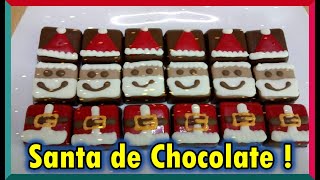 Como Hacer PAPÁ NOEL DE CHOCOLATE 🎅🎅 Paso a Paso para esta Navidad 🎅 [upl. by Freddie]