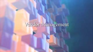 Vendor Management [upl. by Ansev]