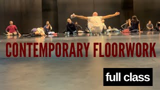 Floorwork Class Kibbutz Contemporary Dance Company KCDC [upl. by Niltyak641]