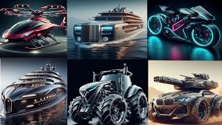 Mindblowing car hybrids created by AI [upl. by Yatnuhs]