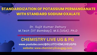 Standardisation of Potassium Permanganate using Sodium oxalate Solution [upl. by Dick]