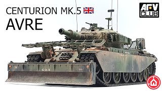 AFV Club 135 Centurion Mk5 AVRE AF35395  Tank model kit build [upl. by Swor]