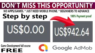 Google AdMob 101 Beginners Guide to Earning Money 2024  Earn Passive Income with Google AdMob [upl. by Acirre]