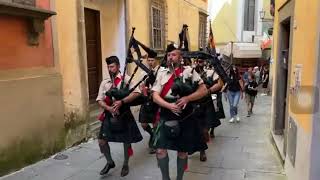 Royal Highland Company Pipes amp Drums  banda di cornamuse italiana  musica scozzese in Italia [upl. by Campy]