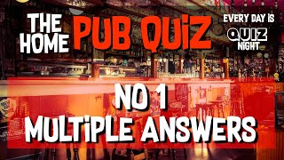 20 GREAT PUB QUIZ QUESTIONS ON GENERAL KNOWLEDGE TRIVIA NO1 [upl. by Kneeland509]