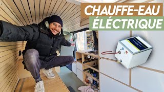 38 Chauffeeau électrique dans mon fourgon aménagé Feat LES FUITES  Van VW T5 DIY 3L Pundmann [upl. by Eilujna]