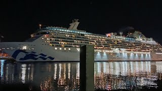 Coral Princess Cruise Ship in Fremantle port September 2024 [upl. by Ennairej]