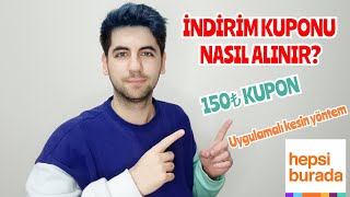 HEPSİBURADATRENDYOL İNDİRİM KUPONU  150₺ Kupon kazan  Bitmeden izle  İndirim kodu 2022 [upl. by Vala]