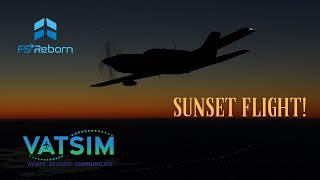 PA46 Instructor Flies FSReborn FSR500 on VATSIM [upl. by Lorola]