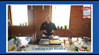 Galbani Cooking Series  Cooking with Ricotta [upl. by Aicirtac]