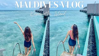 KURAMATHI MALDIVES  Overwater Villa with Private Pool OUR FIRST WEDDING ANNIVERSARY ❤️ Part 1 [upl. by Akerue]