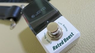 Joyo Ironman  Rated Boost  Pedal Demo [upl. by Cathy]