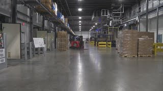 Americold opens new 93 million cold storage facility in Rochelle [upl. by Lainahtan505]