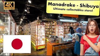 Mandarake Collectables Store  Shibuya  Walking Tour  Tokyo  Japan  4K  ASMR [upl. by Ardnazxela]