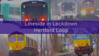 Lineside in Lockdown Part 1 Special movements on the Hertford Loop Grange Park amp Crews Hill [upl. by Kery478]