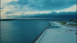 Enigmatic Daybreak to Dusk Unveiling Destin Harbor Under Overcast Skies in less than 60 Seconds [upl. by Edny274]