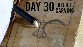 How to Carve a Wood Spirit  Day 30 [upl. by Hilda]