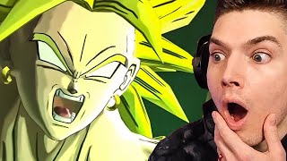 NEW LF LSSJ Broly Reveal REACTION on Dragon Ball Legends [upl. by Ruth]