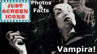 Vampira Maila Nurmi  Photos amp Facts [upl. by Navonod889]