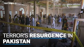 Terrorism in Pakistan surges nine years after Peshawar attack [upl. by Qooraf]