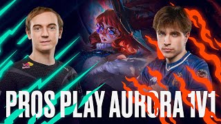 Pros play Aurora 1v1s  LEC Season Finals [upl. by Erodisi325]