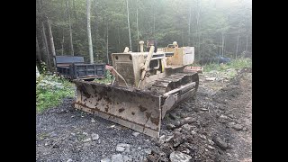 Operating a Case 1150 Dozer [upl. by Airdnahc]