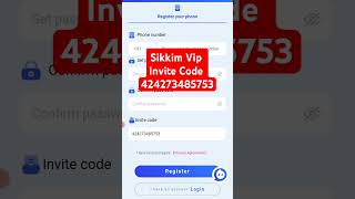 Sikkim invite code  Sikkim game invitation code  Sikkim game vip invite code colourtradingbonus [upl. by Talmud577]