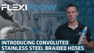 FlexiFlow Stainless Steel Braided Flexible Hose  The Metal Company [upl. by Anircam]