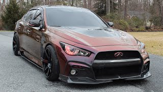 TRANSFORMING MY Q50s INTO SOMETHING CRAZY [upl. by Aremihc143]