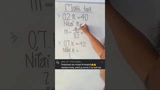 Matematika dasar maths pembahasansoalcpns mathexam soalcpns mathtest cpns soalskdcpns math [upl. by Nallak]