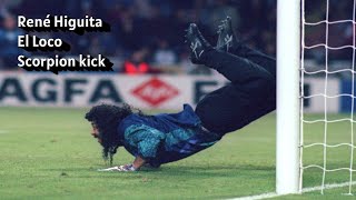 René Higuita quotThe Madmanquot Scorpion Kick [upl. by Mellins]