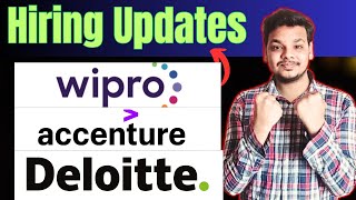 Deloitte  Wipro Elite  Accenture  Cloudkaptan Biggest Updates  Deloitte Hiring  NLA Test Update [upl. by Nhguahs977]