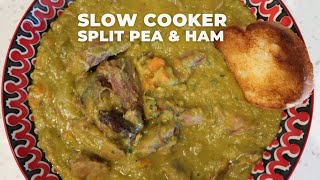 Slow Cooker Split Pea Soup With Ham [upl. by Yrannav]