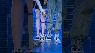 Shoes Make the Height Difference 😱🤩 highsoleshoes ladiesshoes girlsshoes sheshoe fashion [upl. by Atinihs195]