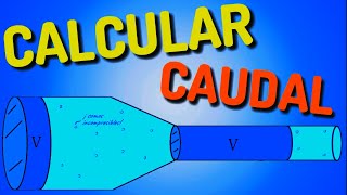 Cómo calcular el CAUDAL y la VELOCIDAD en una TUBERÍA Mecánica de Fluidos Flujo volumétrico [upl. by Noryt594]