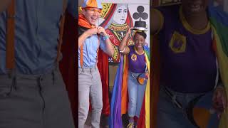 Costume Surprise with Blippi amp Meekah 🎭✨ What’s Inside the DressUp Box Blippi shorts Dove [upl. by Annoed71]