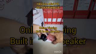 Hikvision Mini PTZ 4mp 4X DS2DE3A404IWGE Unboxing [upl. by Emor]