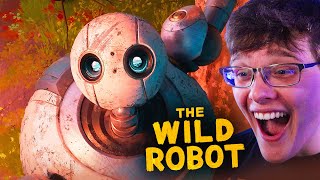 THE WILD ROBOT Official Trailer REACTION FREAKING FANTASTIC [upl. by Greysun]