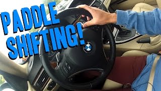 How to Paddle Shift a BMW  How it works [upl. by Rahas]