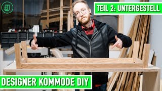 Designer Kommode selber bauen Teil 2  das Untergestell  Jonas Winkler [upl. by Ahterod10]