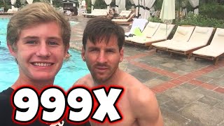 MEETING MESSI but 999x speed meme [upl. by Ramsey]