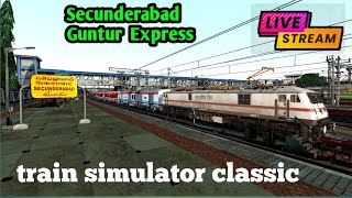 12706SecunderabadGuntur Intercity Exp part 2 train simulator [upl. by Jedidiah]