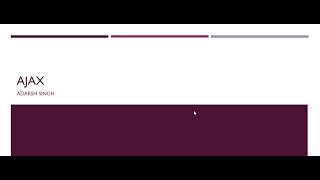 Ajax with Servlet1what is AJAX and XMLHttpRequest [upl. by Hemphill]