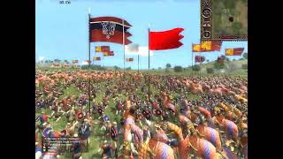 English Knights Cavalry ChargeMedieval 2 total war Kingdoms Britannia Expansion [upl. by Anoif]